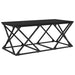 Masă de cafea Stejar negru 100 x 49 x 40 cm Lemn compozit - WALTI WALTI
