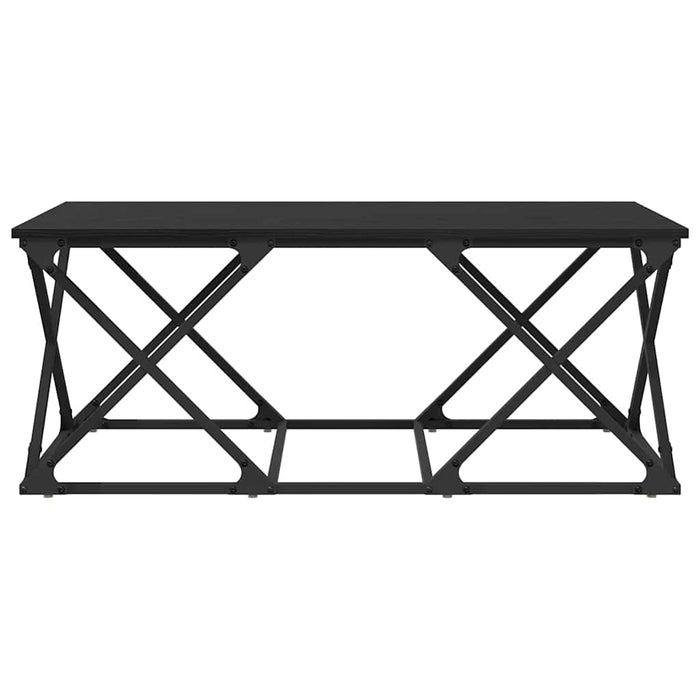 Masă de cafea Stejar negru 100 x 49 x 40 cm Lemn compozit - WALTI WALTI