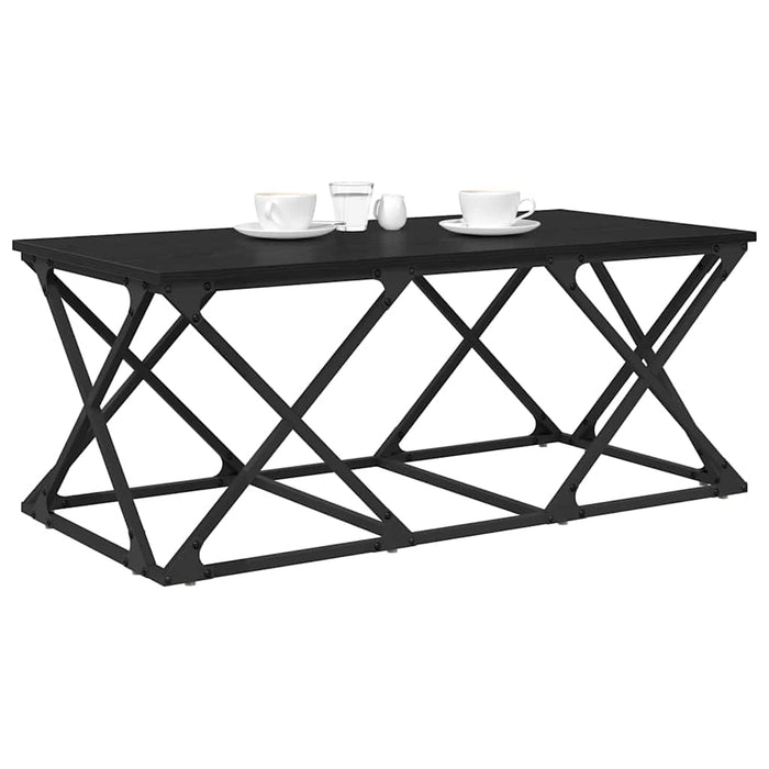 Masă de cafea Stejar negru 100 x 49 x 40 cm Lemn compozit - WALTI WALTI