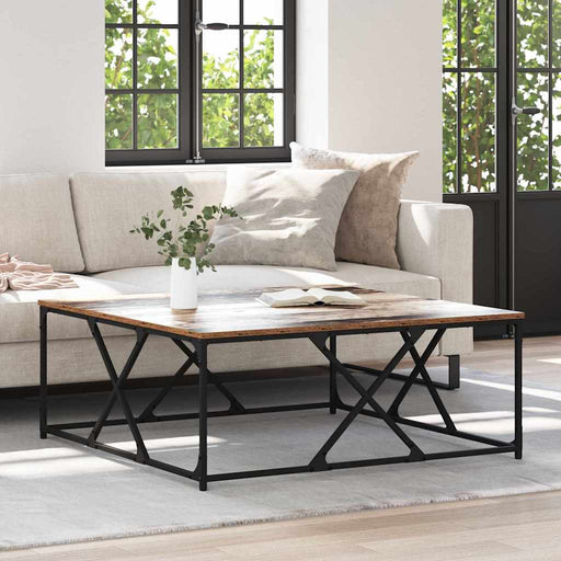Masă de cafea Lemn vechi 100 x 100 x 40 cm Lemn compozit - WALTI WALTI