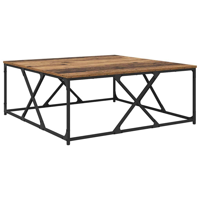 Masă de cafea Lemn vechi 100 x 100 x 40 cm Lemn compozit - WALTI WALTI