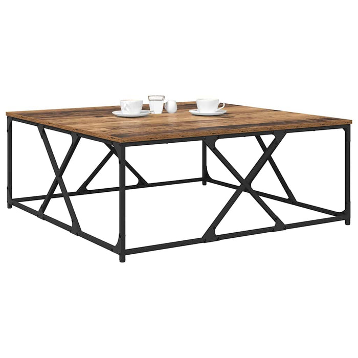 Masă de cafea Lemn vechi 100 x 100 x 40 cm Lemn compozit - WALTI WALTI