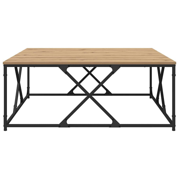Masă de cafea stejar artizanal 100 x 100 x 40 cm Lemn compozit - WALTI WALTI