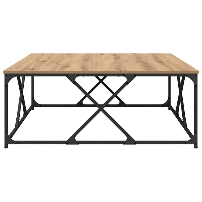 Masă de cafea stejar artizanal 100 x 100 x 40 cm Lemn compozit - WALTI WALTI