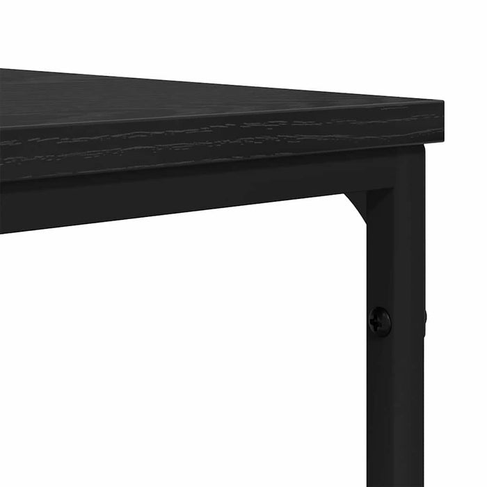 Masă de cafea Stejar negru 100 x 100 x 40 cm Lemn compozit - WALTI WALTI