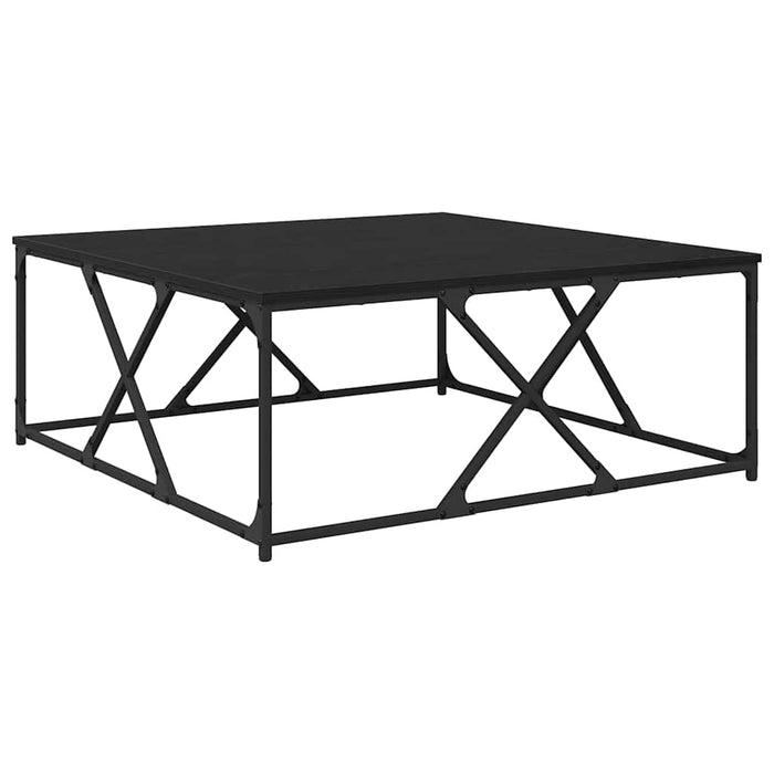 Masă de cafea Stejar negru 100 x 100 x 40 cm Lemn compozit - WALTI WALTI