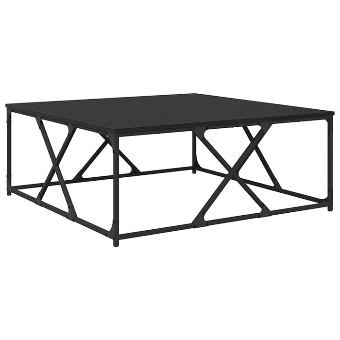 Masă de cafea Stejar negru 100 x 100 x 40 cm Lemn compozit - WALTI WALTI