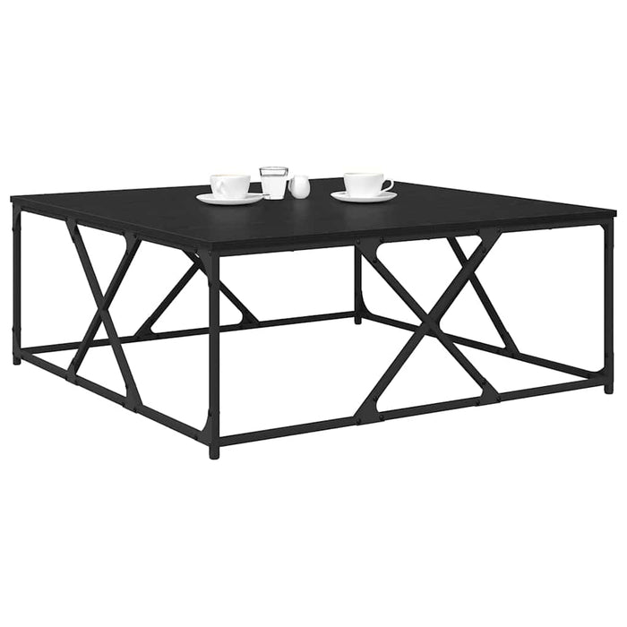 Masă de cafea Stejar negru 100 x 100 x 40 cm Lemn compozit - WALTI WALTI