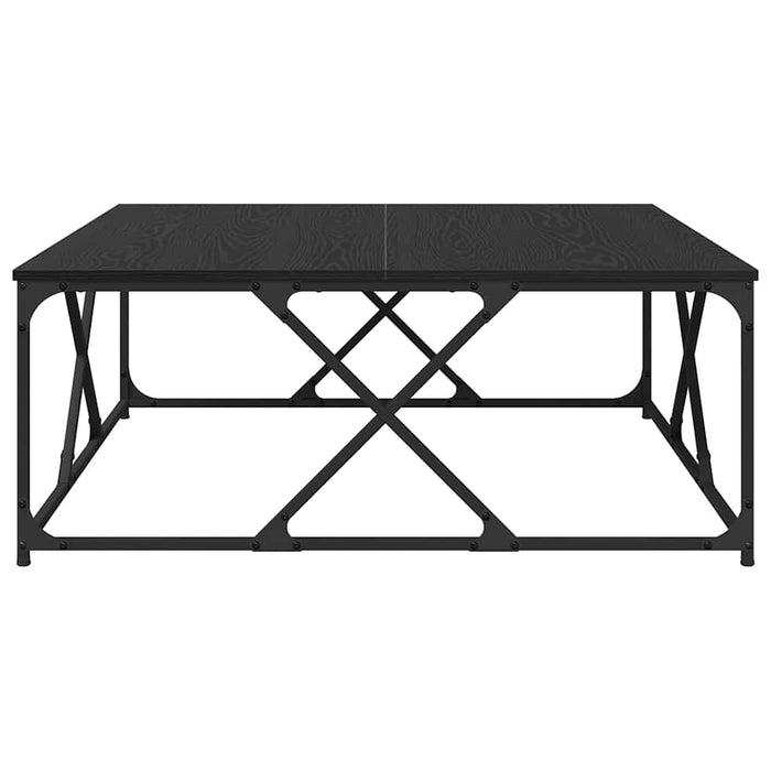 Masă de cafea Stejar negru 100 x 100 x 40 cm Lemn compozit - WALTI WALTI