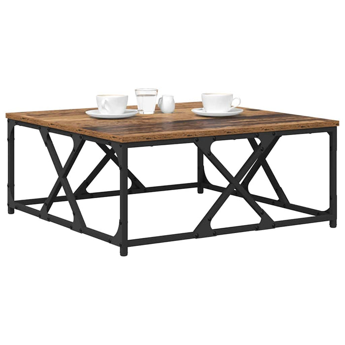Masă de cafea Lemn Vechi 70 x 70 x 30 cm Lemn compozit - WALTI WALTI