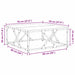 Masă de cafea Lemn Vechi 70 x 70 x 30 cm Lemn compozit - WALTI WALTI