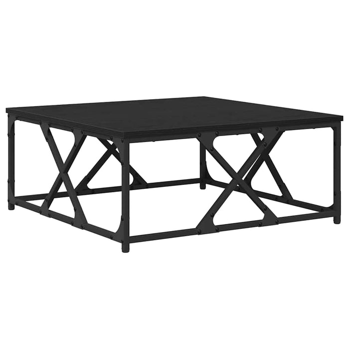 Masă de cafea Stejar negru 70 x 70 x 30 cm Lemn compozit - WALTI WALTI