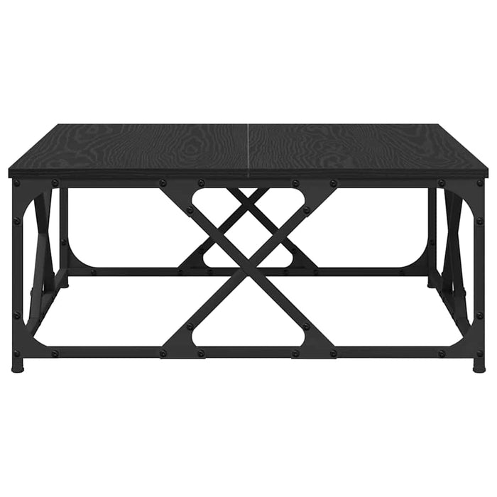 Masă de cafea Stejar negru 70 x 70 x 30 cm Lemn compozit - WALTI WALTI
