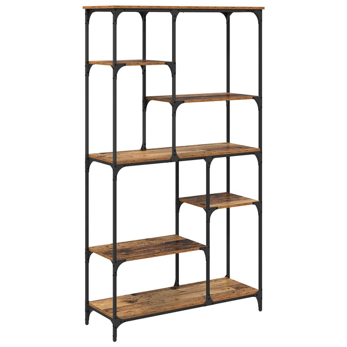 Raft pentru cărți Lemn vechi 99 x 35,5 x 176 cm Lemn compozit - WALTI WALTI