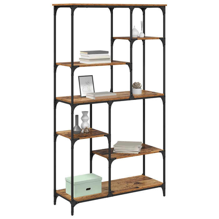 Raft pentru cărți Lemn vechi 99 x 35,5 x 176 cm Lemn compozit - WALTI WALTI