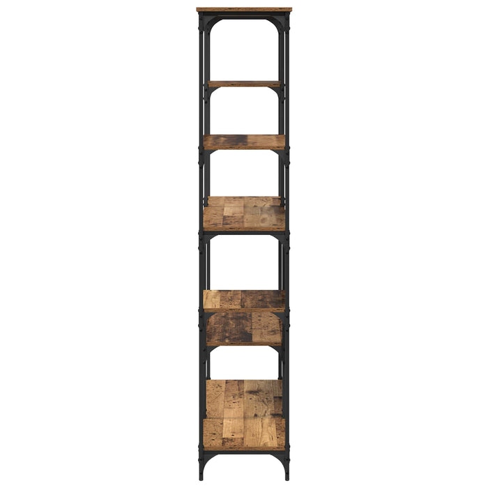 Raft pentru cărți Lemn vechi 99 x 35,5 x 176 cm Lemn compozit - WALTI WALTI