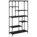 Raft pentru cărți Stejar Negru 99 x 35,5 x 176 cm Lemn compozit - WALTI WALTI