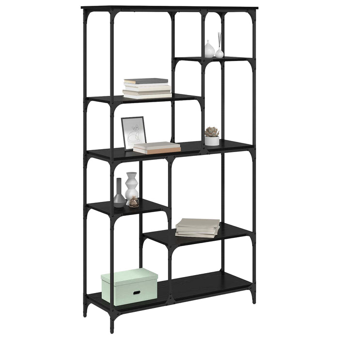 Raft pentru cărți Stejar Negru 99 x 35,5 x 176 cm Lemn compozit - WALTI WALTI