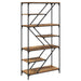 Raft pentru cărți Lemn Vechi 91 x 36 x 176 cm Lemn compozit - WALTI WALTI