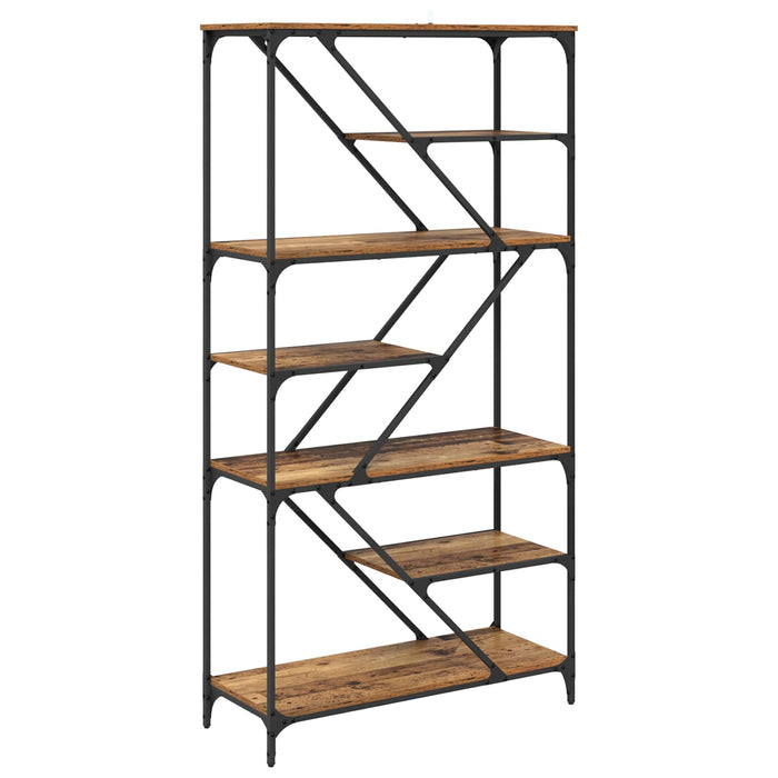 Raft pentru cărți Lemn Vechi 91 x 36 x 176 cm Lemn compozit - WALTI WALTI