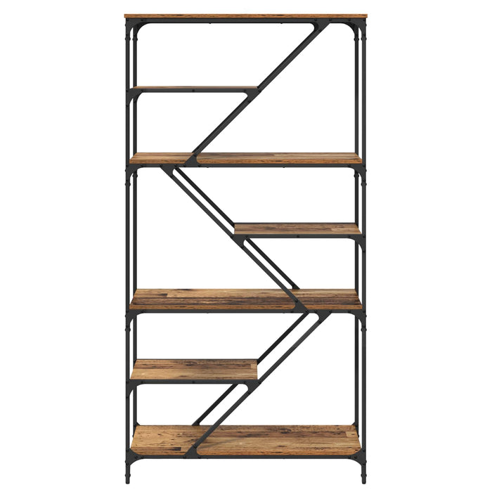 Raft pentru cărți Lemn Vechi 91 x 36 x 176 cm Lemn compozit - WALTI WALTI