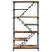 Raft pentru cărți Lemn Vechi 91 x 36 x 176 cm Lemn compozit - WALTI WALTI