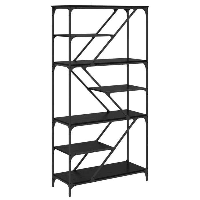 Raft pentru cărți Stejar Negru 91 x 36 x 176 cm Lemn compozit - WALTI WALTI