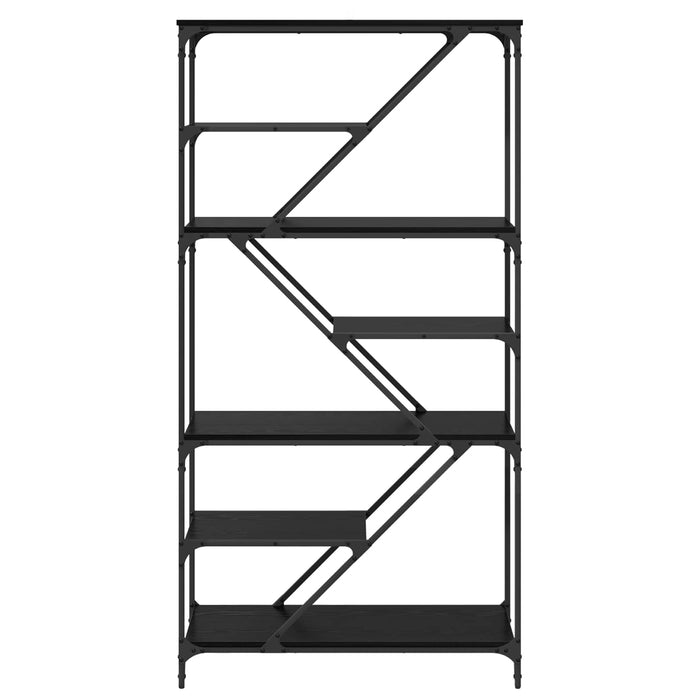 Raft pentru cărți Stejar Negru 91 x 36 x 176 cm Lemn compozit - WALTI WALTI