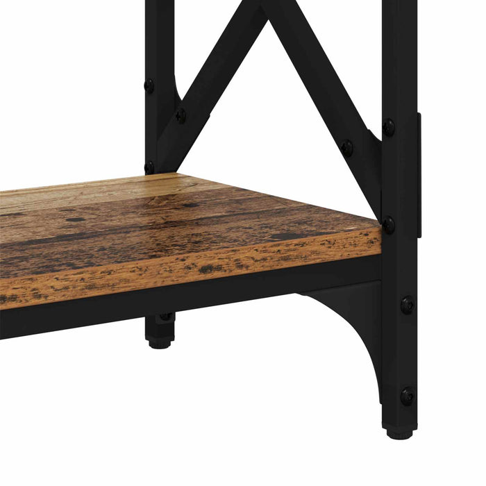 Masă de consolă Lemn vechi 100 x 28 x 80,5 cm Lemn compozit - WALTI WALTI
