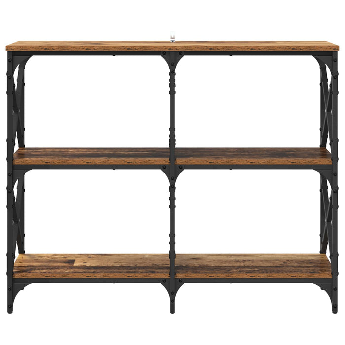 Masă de consolă Lemn vechi 100 x 28 x 80,5 cm Lemn compozit - WALTI WALTI
