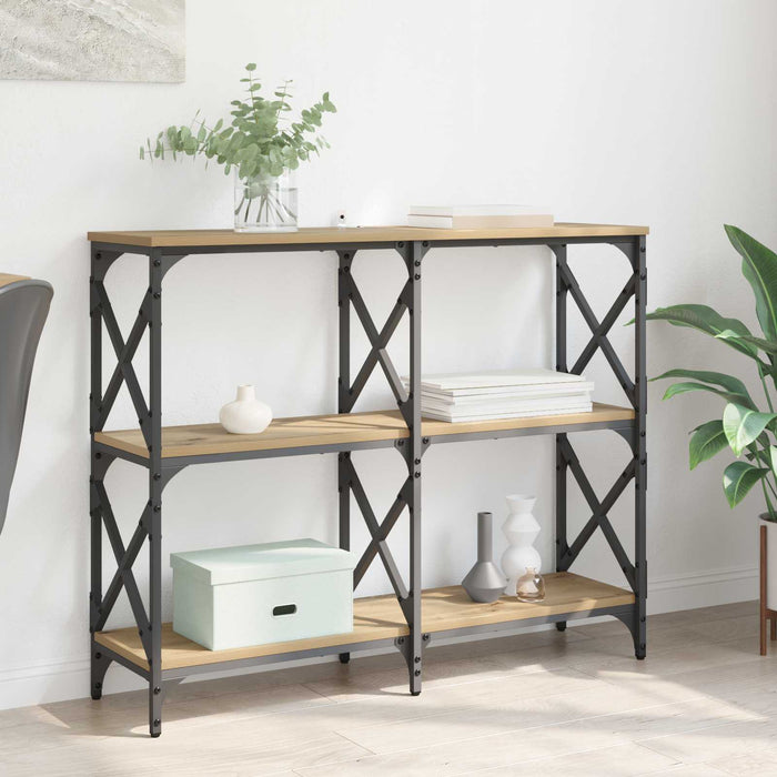 Masă de consolă Stejar Artizanal 100 x 28 x 80,5 cm - WALTI WALTI