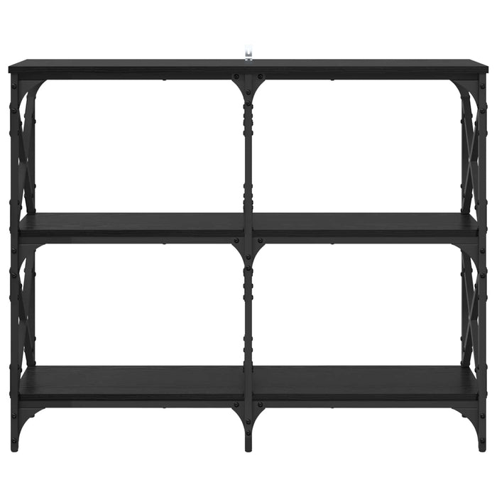 Masă de consolă Stejar Negru 100 x 28 x 80,5 cm Lemn compozit WALTI
