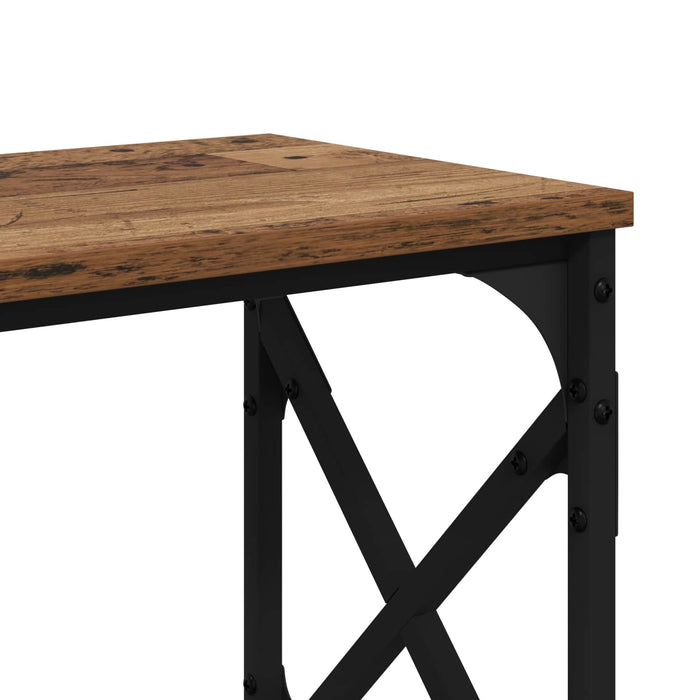 Masă de consolă Lemn vechi 156 x 28 x 80,5 cm Lemn compozit - WALTI WALTI
