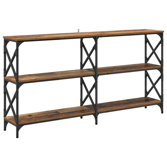 Masă de consolă Lemn vechi 156 x 28 x 80,5 cm Lemn compozit - WALTI WALTI