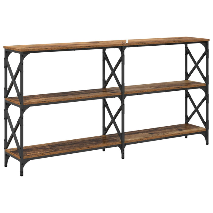 Masă de consolă Lemn vechi 156 x 28 x 80,5 cm Lemn compozit - WALTI WALTI