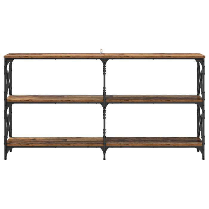 Masă de consolă Lemn vechi 156 x 28 x 80,5 cm Lemn compozit - WALTI WALTI