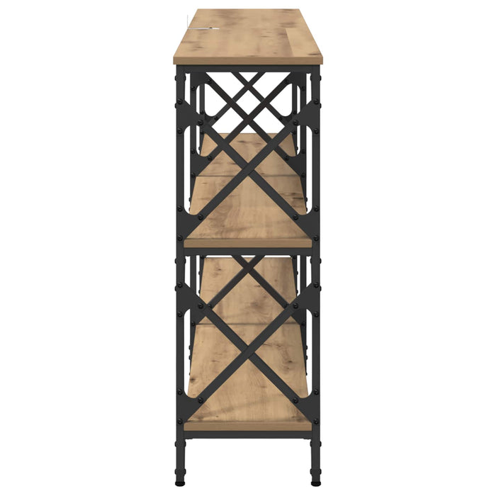 Masă de consolă Stejar Artizanal 156 x 28 x 80,5 cm - WALTI WALTI