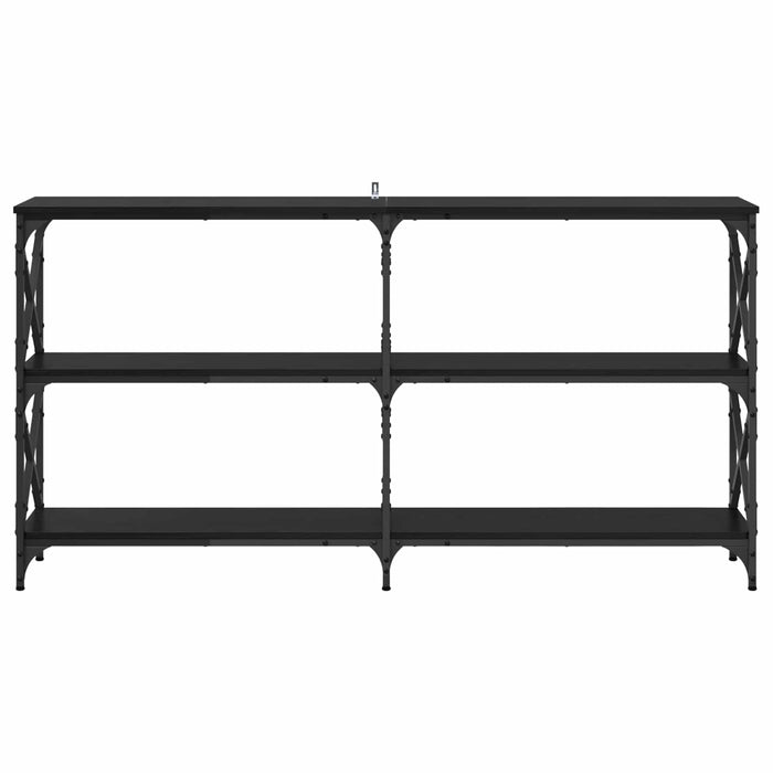 Masă de consolă Stejar Negru 156 x 28 x 80,5 cm Lemn compozit WALTI