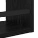 Set rafturi de perete cu raft 3 pcs Stejar Negru 40x16x14cm - WALTI WALTI