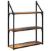 Raft de perete Lemn Vechi 60 x 21 x 78,5 cm Lemn compozit - WALTI WALTI