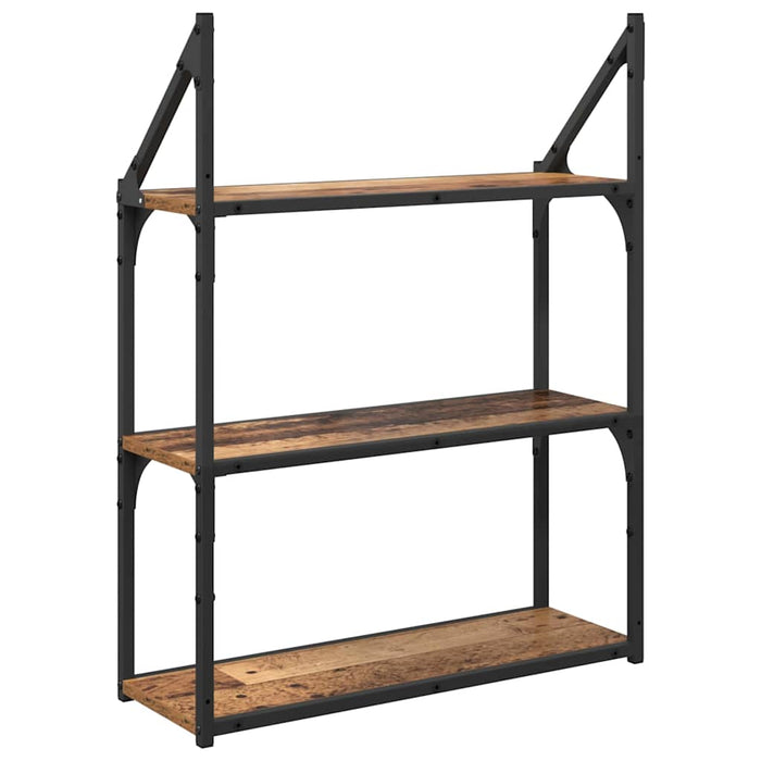 Raft de perete Lemn Vechi 60 x 21 x 78,5 cm Lemn compozit - WALTI WALTI
