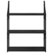 Raft de perete Stejar Negru 60 x 21 x 78,5 cm Lemn compozit - WALTI WALTI