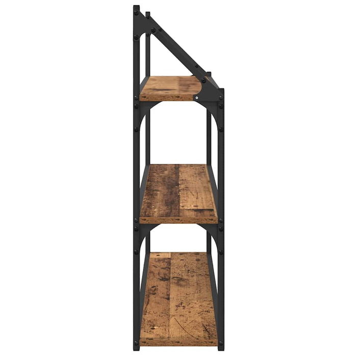 Raft de perete Lemn Vechi 80 x 21 x 78,5 cm Lemn compozit - WALTI WALTI