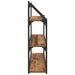 Raft de perete Lemn Vechi 80 x 21 x 78,5 cm Lemn compozit - WALTI WALTI