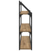 Raft de perete Stejar Artizanal 80 x 21 x 78,5 cm Lemn compozit - WALTI WALTI