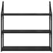 Raft de perete Stejar Negru 80 x 21 x 78,5 cm Lemn compozit - WALTI WALTI