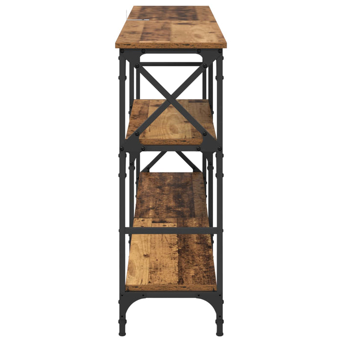 Masă de consolă Lemn vechi 150 x 29 x 76,5 cm Lemn compozit - WALTI WALTI