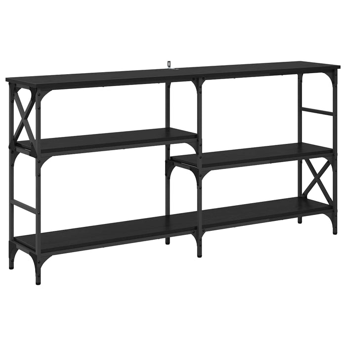 Masă de consolă Stejar Negru 150 x 29 x 76,5 cm Lemn compozit - WALTI WALTI