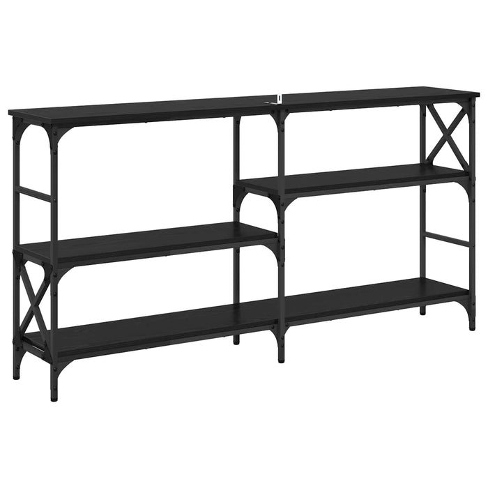 Masă de consolă Stejar Negru 150 x 29 x 76,5 cm Lemn compozit - WALTI WALTI