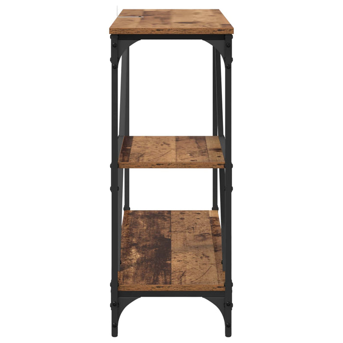 Masă de consolă Lemn Vechi 88,5 x 30 x 75 cm Lemn compozit - WALTI WALTI